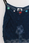 YANYAN KNITS 25 Spring/Summer BORLOR Camisole/Woven Lined Mini Skirt YYK-YYW25-0082-ZQ Navy Top YYW25-0081